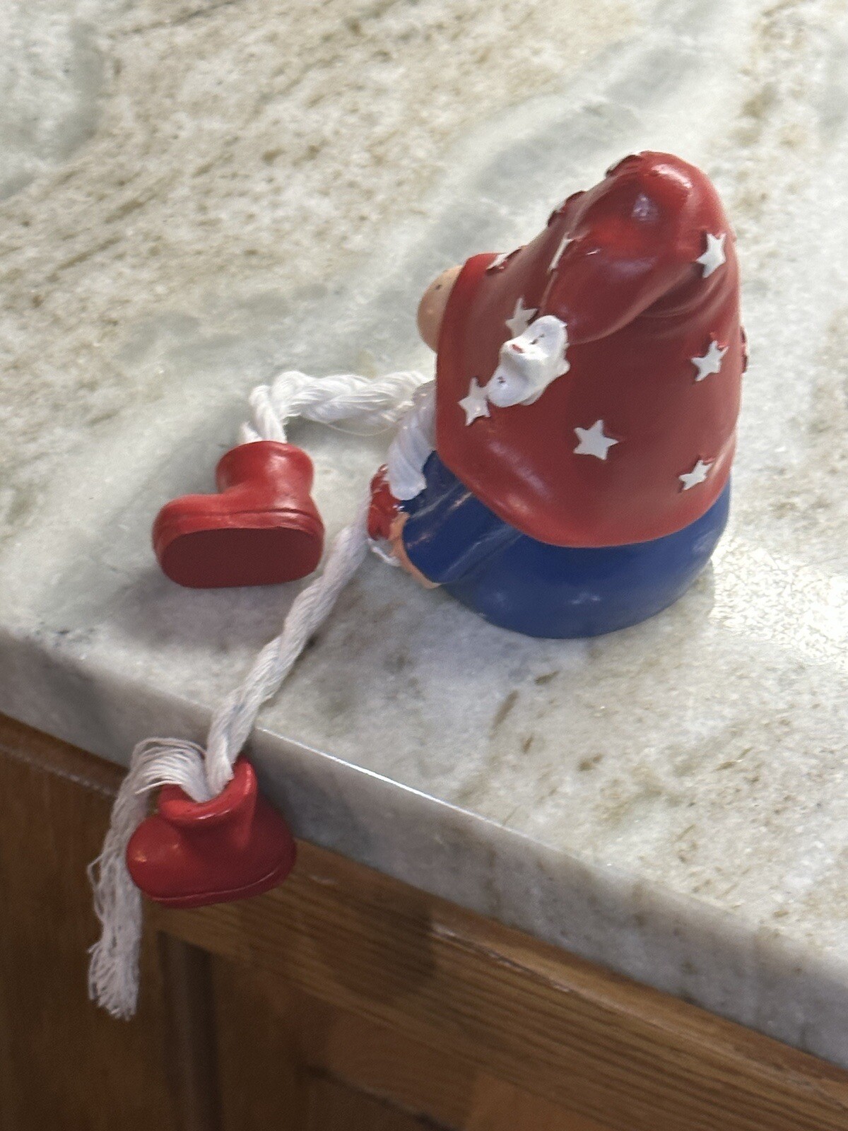 July 4th Ceramic Independence Day Patriotic Figurine/Table Top:3Inches-Gnome