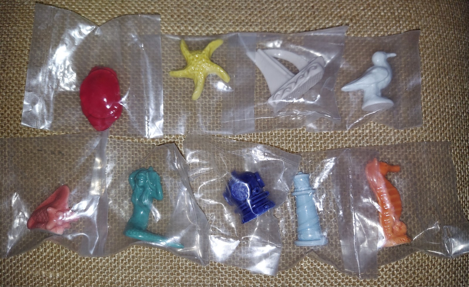 Lot of 9 Wade Whimsies Nautical Wonderland Series