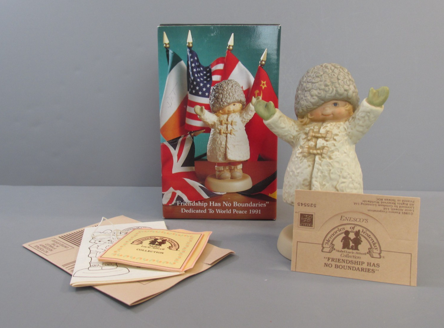 1991 Memories of Yesterday “Friendship Has No Boundaries” Figurine – #525545
