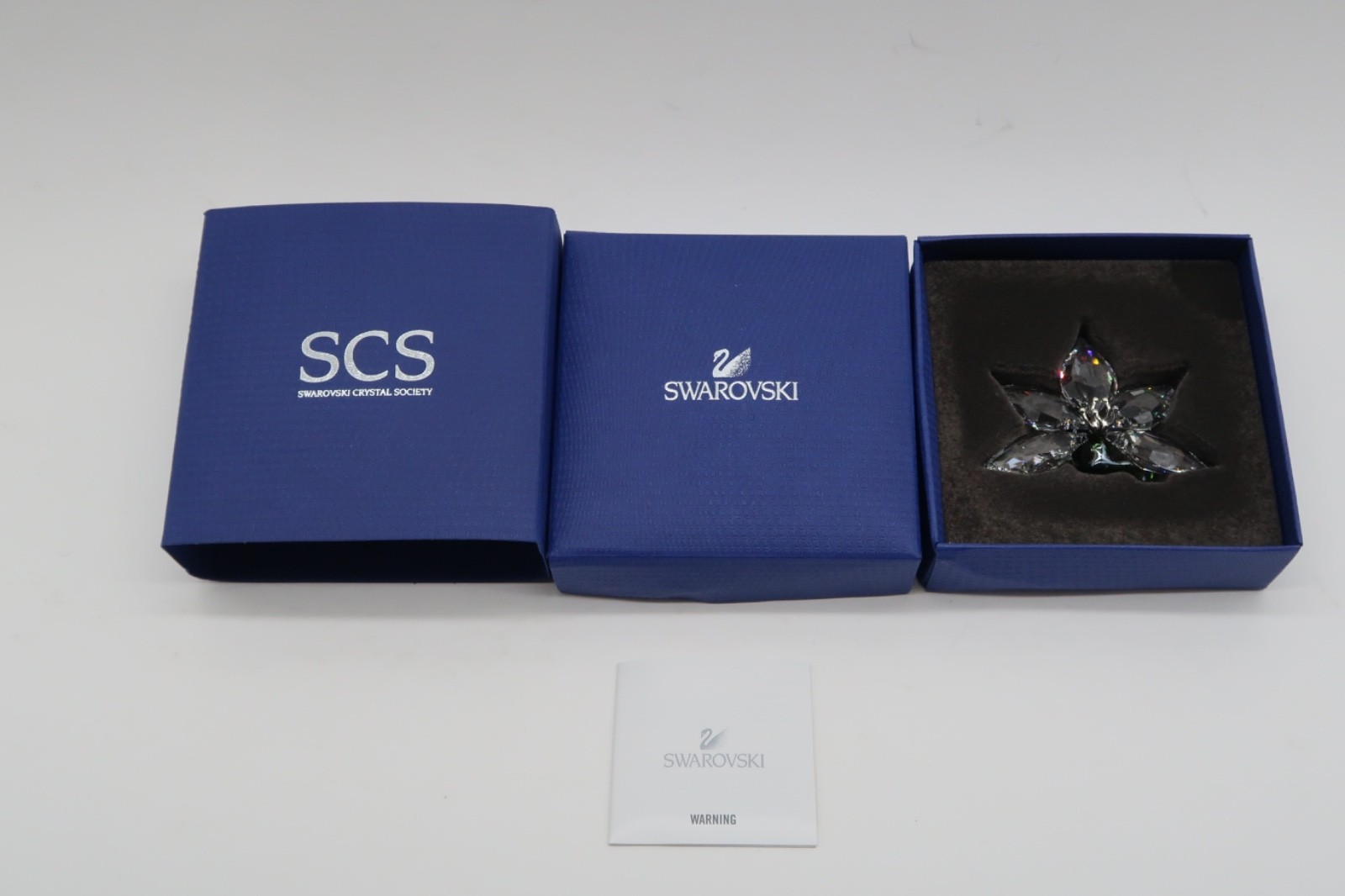 SWAROVSKI CRYSTAL ORCHID SCS 2013 MEMBER EXCLUSIVE FIGURINE 1142858 New in Box