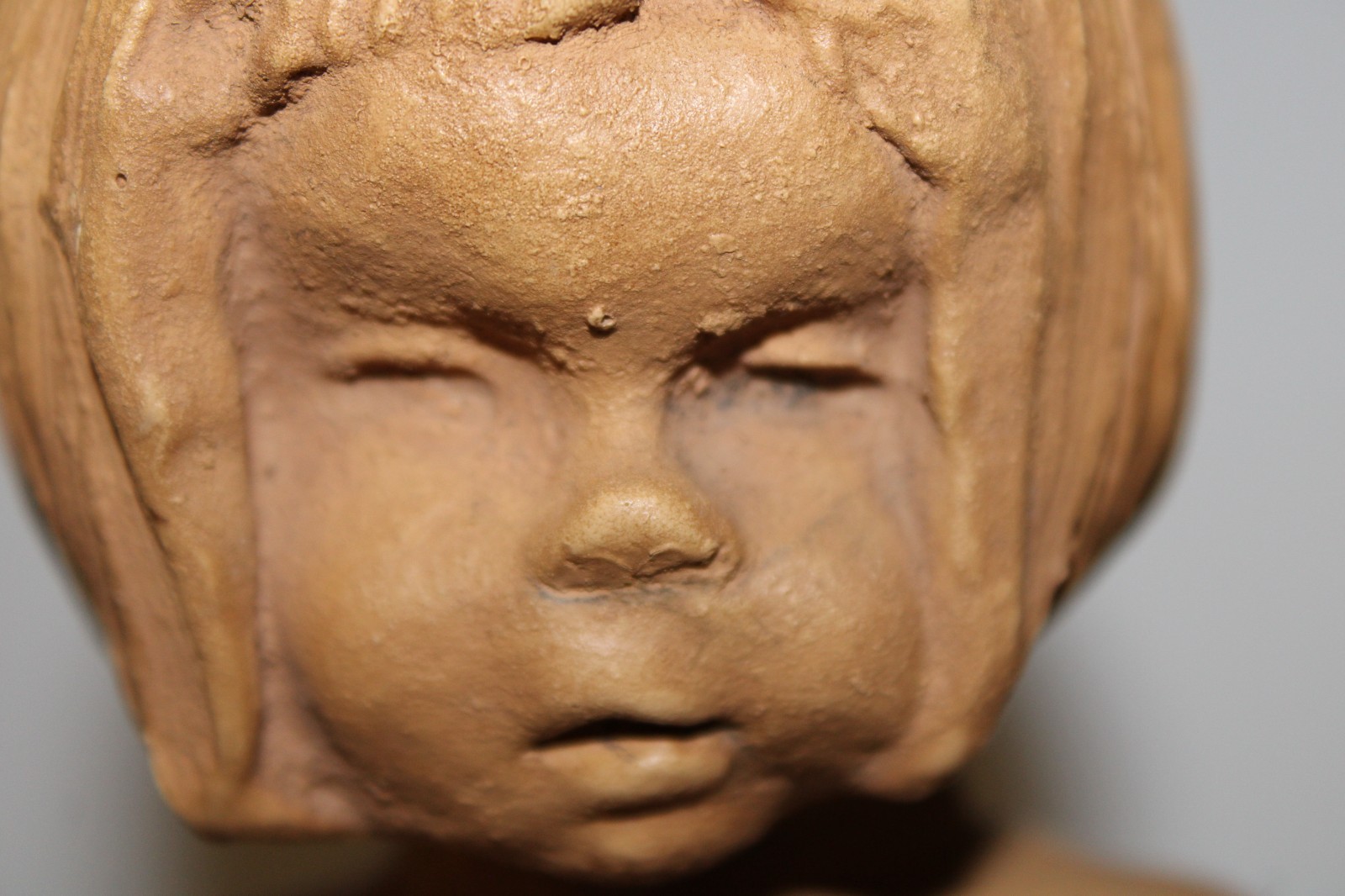 Vintage Dave Grossman Designs Sculpture Young Girl & Boy Praying Figure Statue