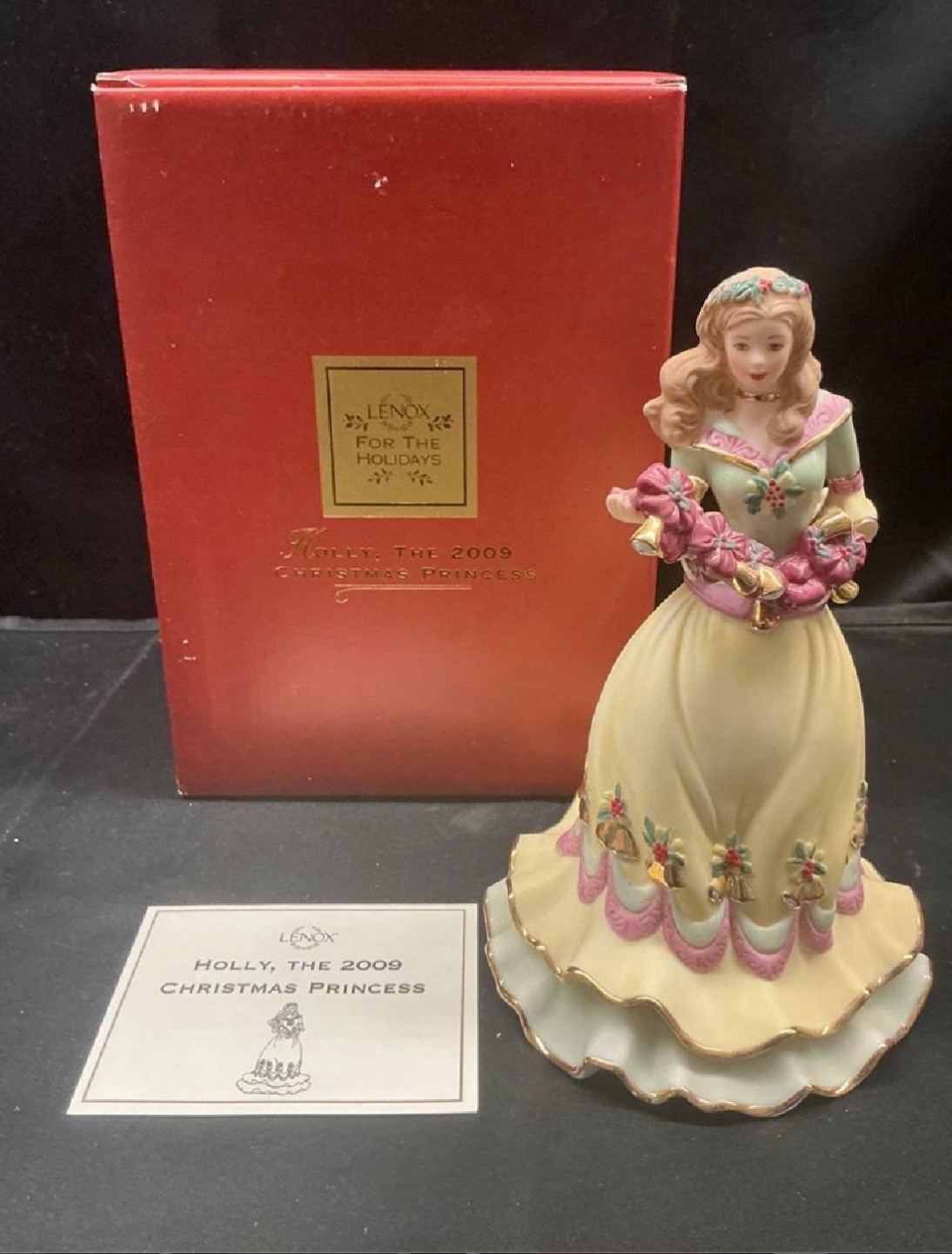 LENOX Holly Figurine Christmas Princess-Limited Edition 2009