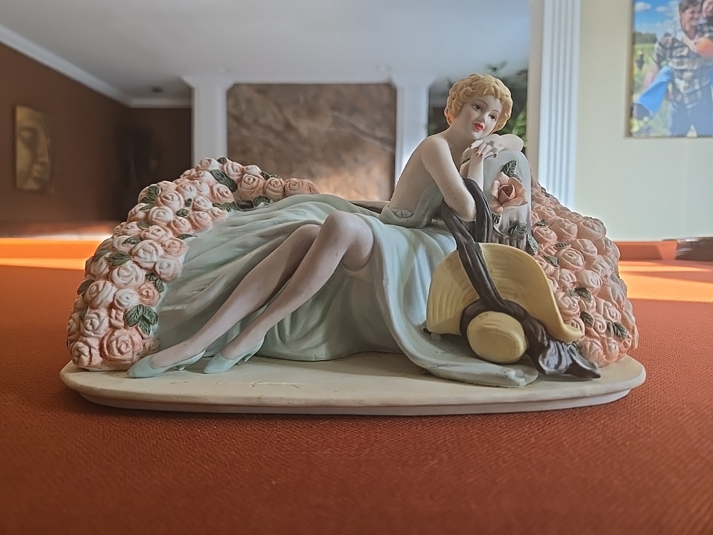 Louis Icart Figurine 1933 Les Roses The Heirloom Tradition 1984 Statue Signed