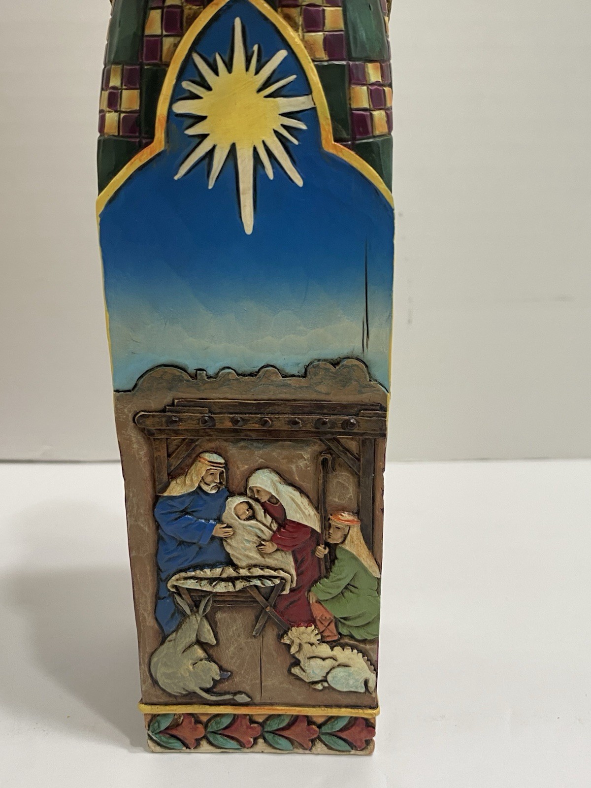Jim Shore Hallmark Exclusive 3 Wise Men King Nativity Gift Caring Hope Love 10”