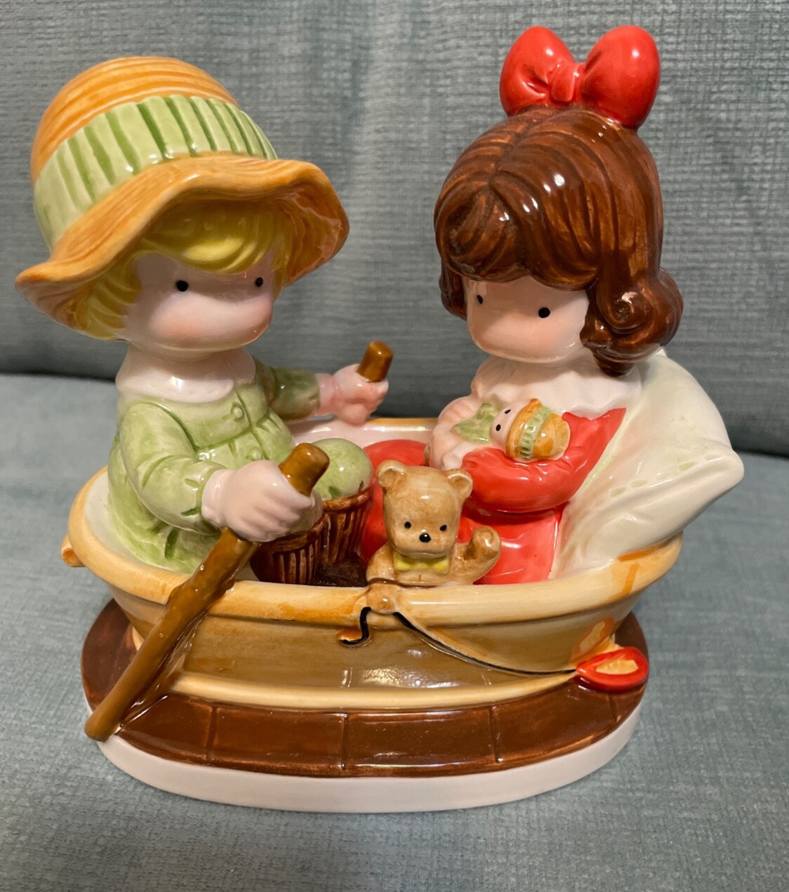 Joan Walsh Anglund “Come Rowing With Me” Vintage Figurine