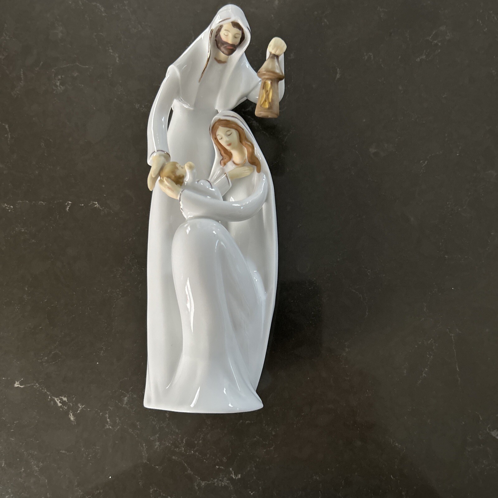 Modern “Blessed Family” Figurine Mary Joseph Baby Jesus 9” Tall