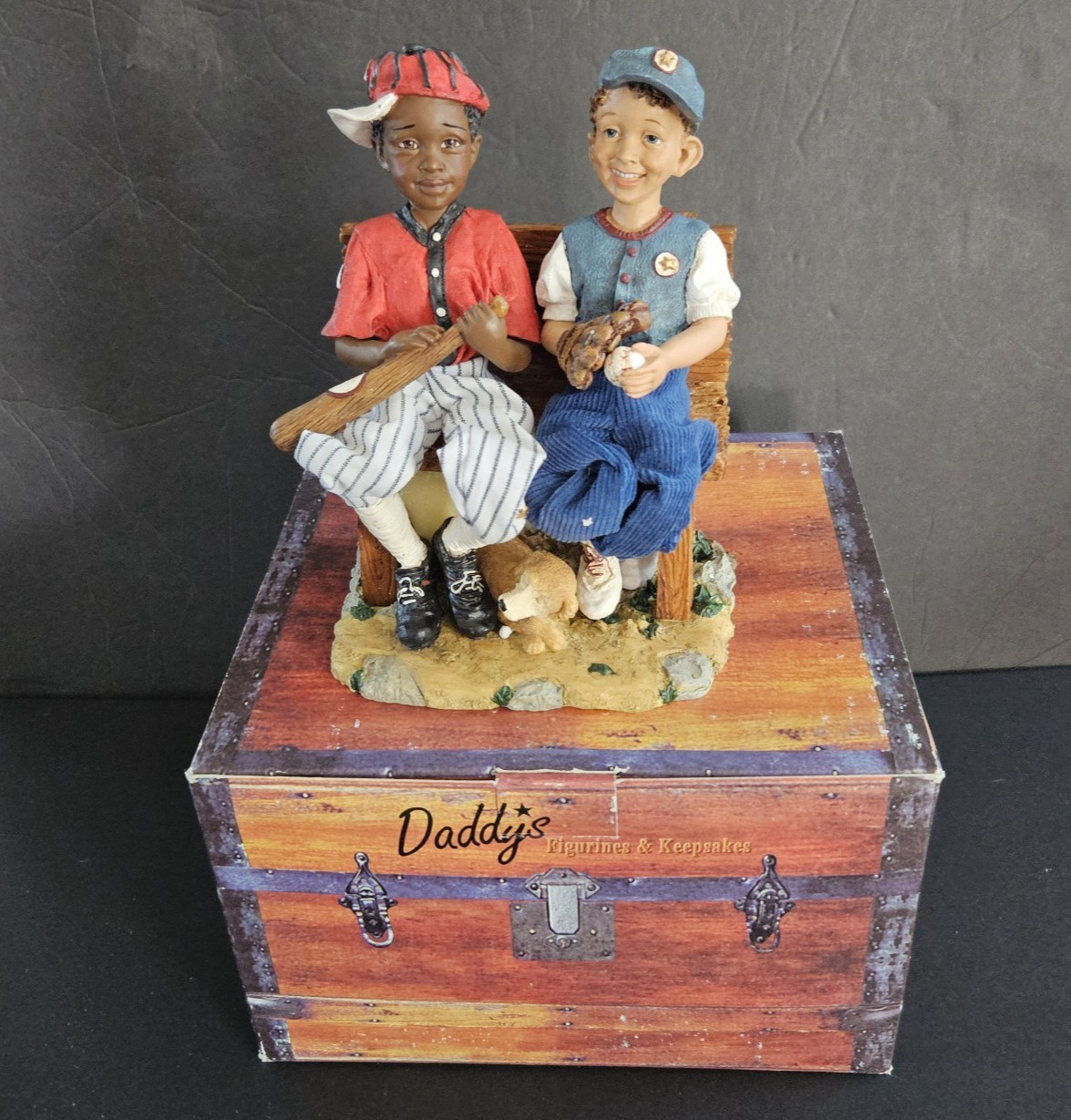 Daddy’s Long Legs 8″ County Fair Collection Baseball Friends Figurine Box VGT