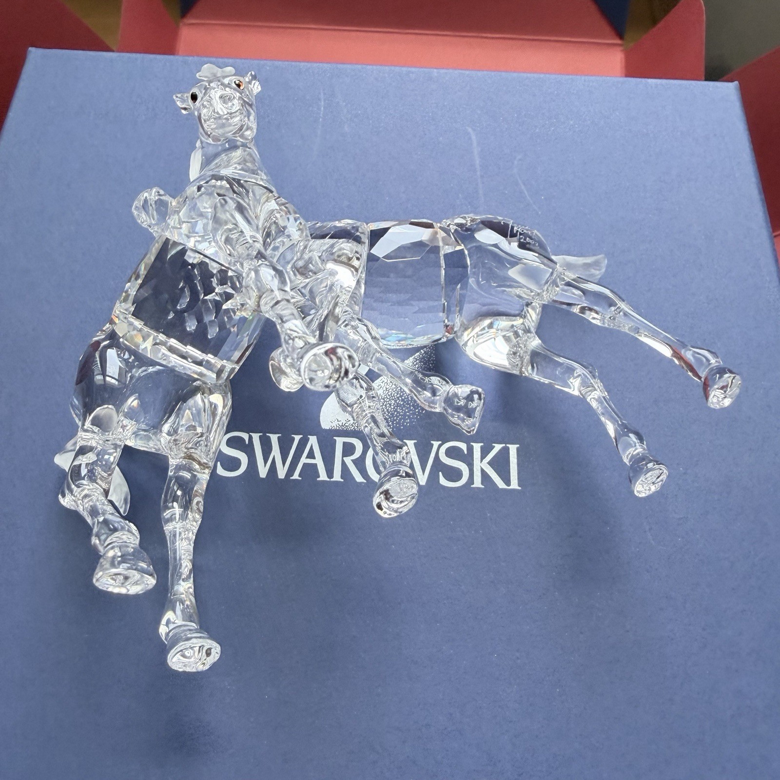 Swarovski Crystal Foals Figurine #627637 Original Box / COA Mint In Box