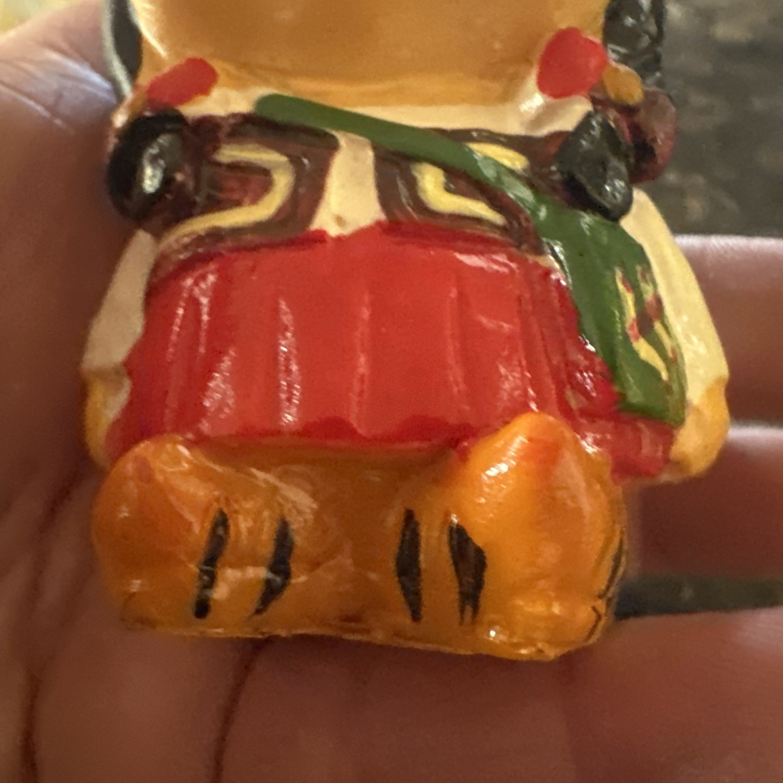 Vintage Kitsch Girl Hard Plastic Figurine See Photos