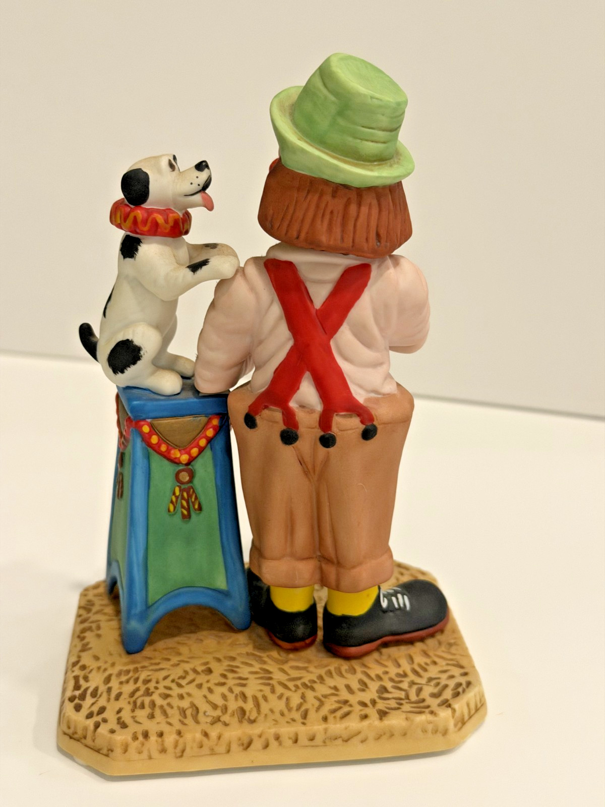 Vintage Ron Lee Carnival of Clowns Its Not a Dog Eat Dog World #381 Clown Statue
