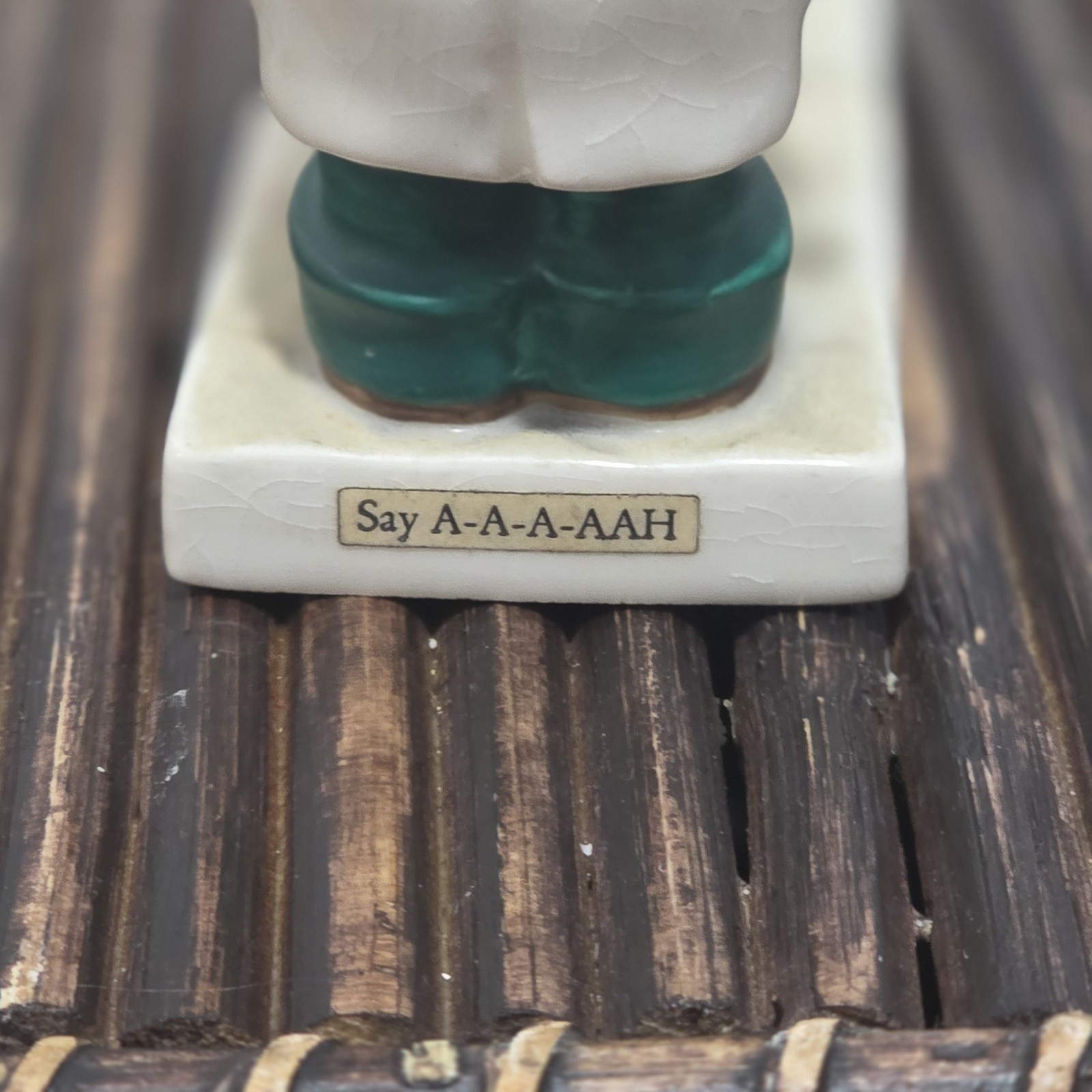 Goebel #68 Red Head Boy Veterinarian & Dog “Say Aaaah” Figurine West Germany Vtg
