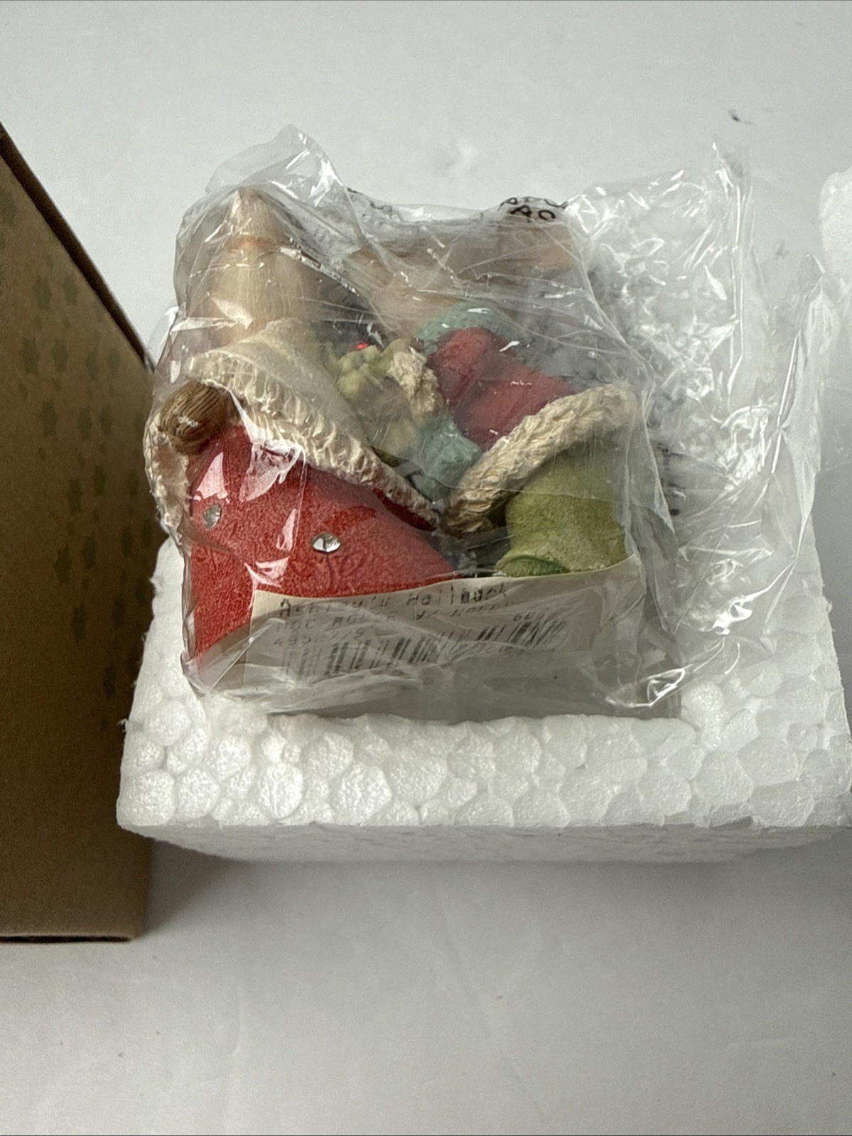 The Heart of Christmas Mouse Couple w/ Holly 2016 Karen Hahn 4052779 NIB