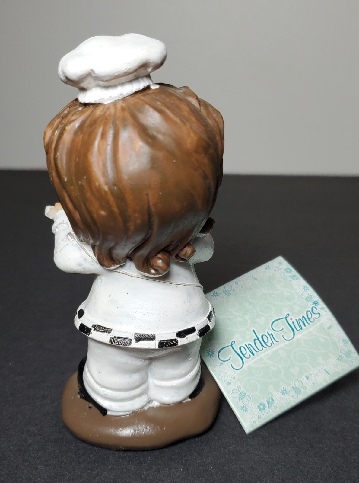 VTG Tender Times Master Chef Little Boy Happy Moments To Remember 4.5″ H , RARE