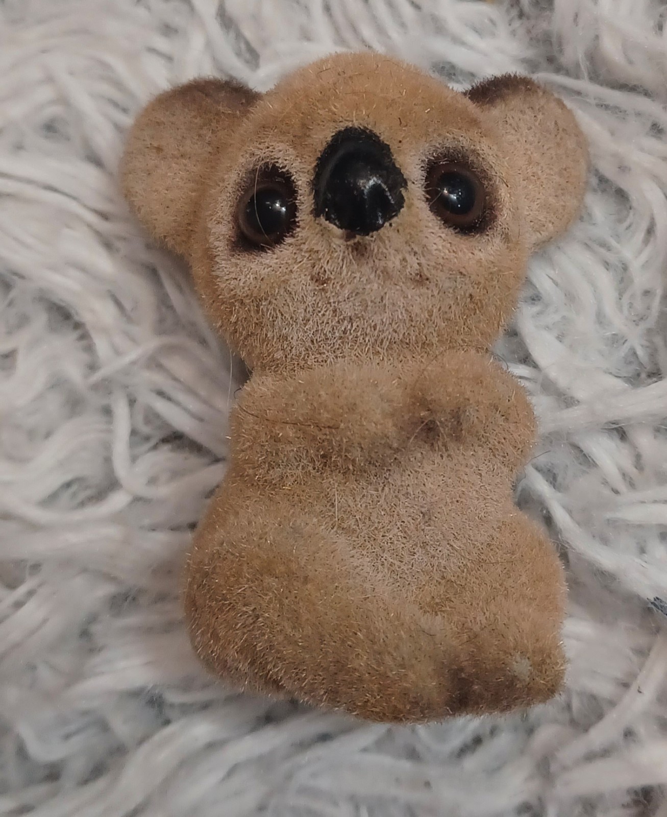 Vintage Josef Originals Flocked Koala