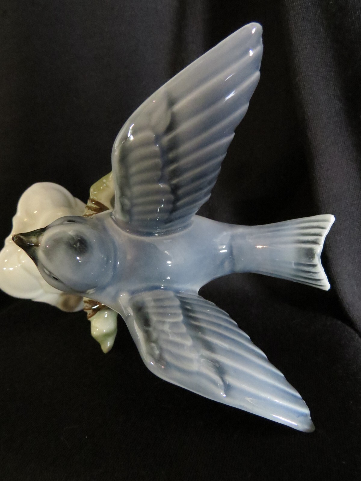 VTG. Gerold & Co. Bavaria Porcelain Blue Bird Figurine. c.1960s