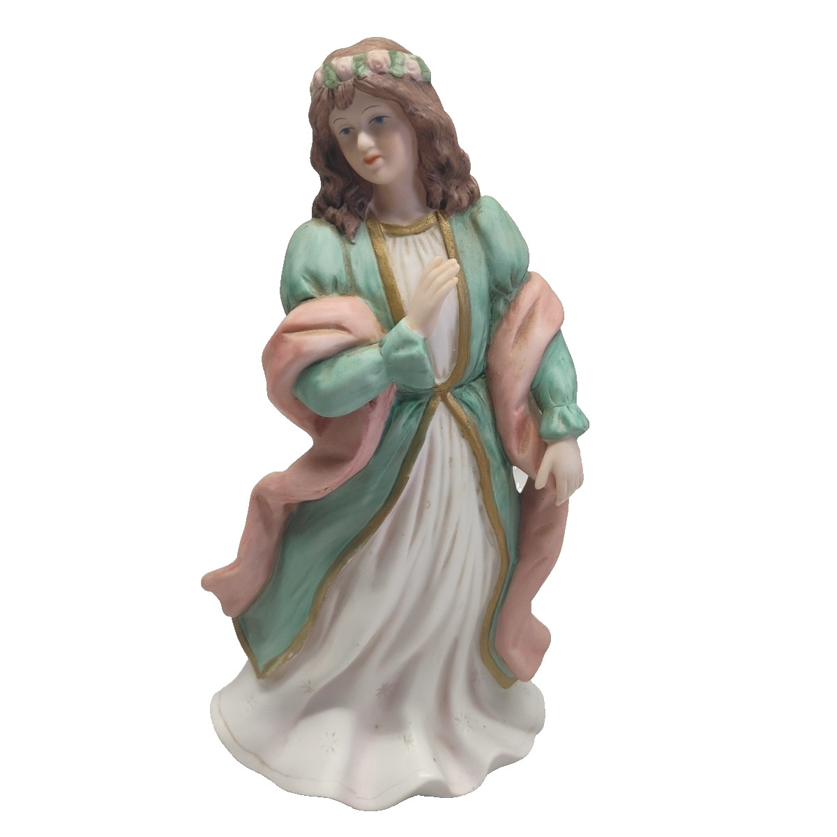 Homco My Lady Figurine Porcelain #1486 Nativity Religious Vintage Home Interiors