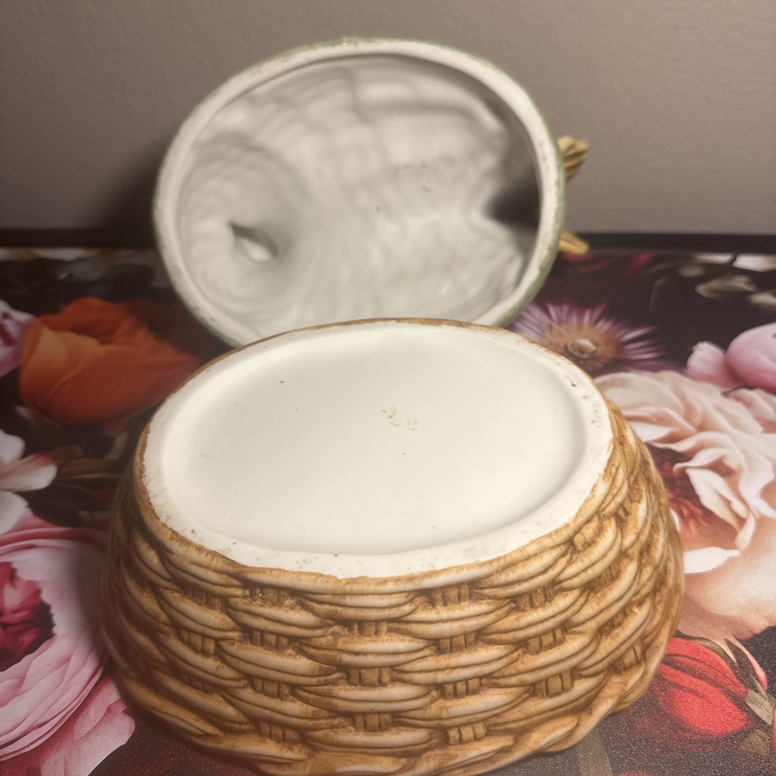 Bisque Porcelain Nesting Hen, Circa Early 1900’s, Possible Staffordshire