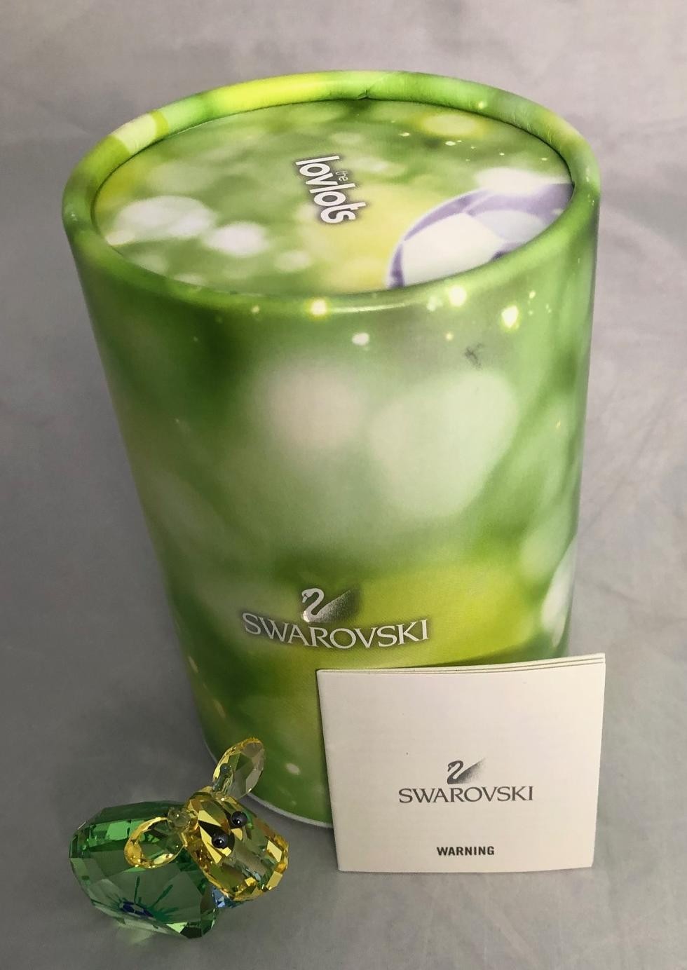 SWAROVSKI LOVLOTS SOCCER CHAMPION MO *SIGNED* 2014 #5004629, RETIRED, RARE! NIB