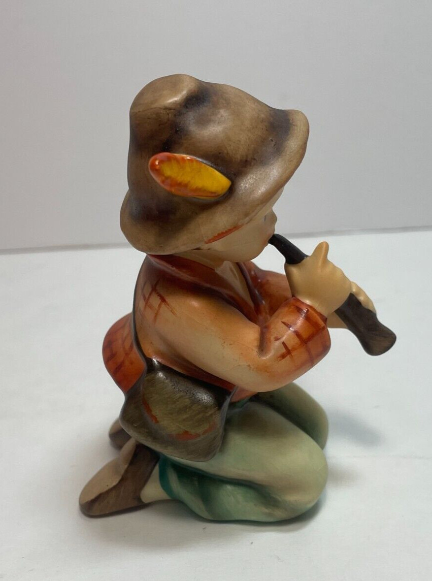 Vintage Hummel Little Tooter 3.75” #214/H Figurine TMK5 in Original Orange Box