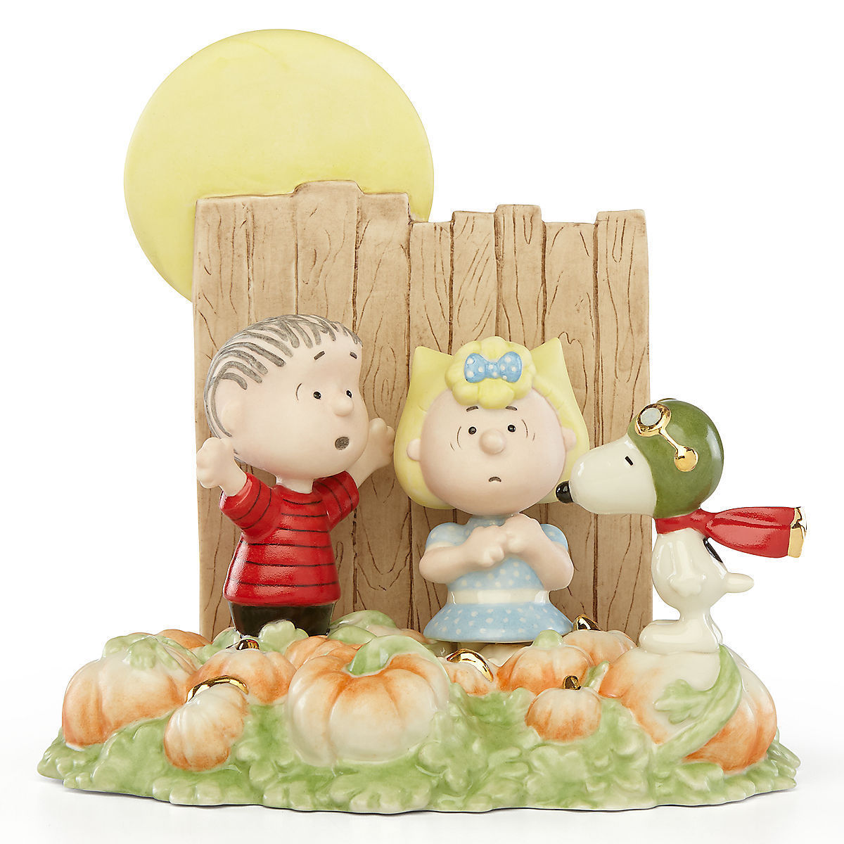 Lenox Peanuts Halloween The Great Pumpkin Figurine Linus Lucy Snoopy NEW