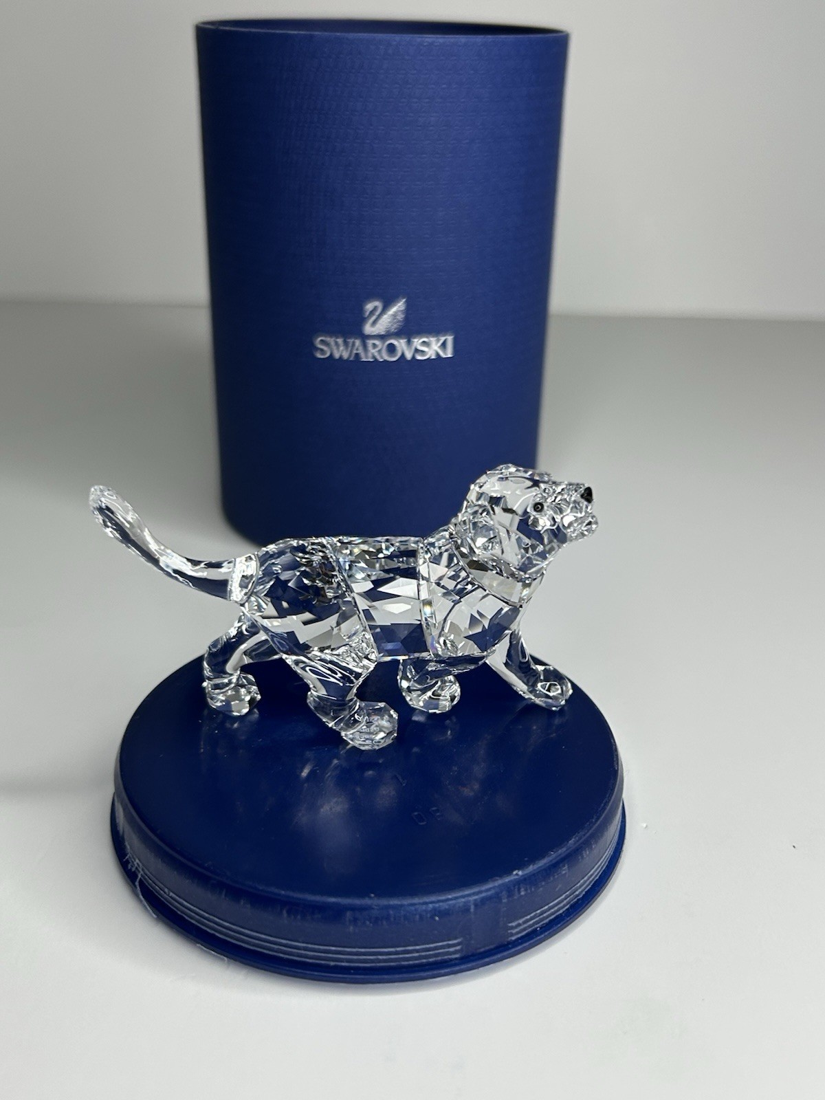 Swarovski Crystal Lion Cub Figurine Clear Animals Adults Lion Boxed 1194148