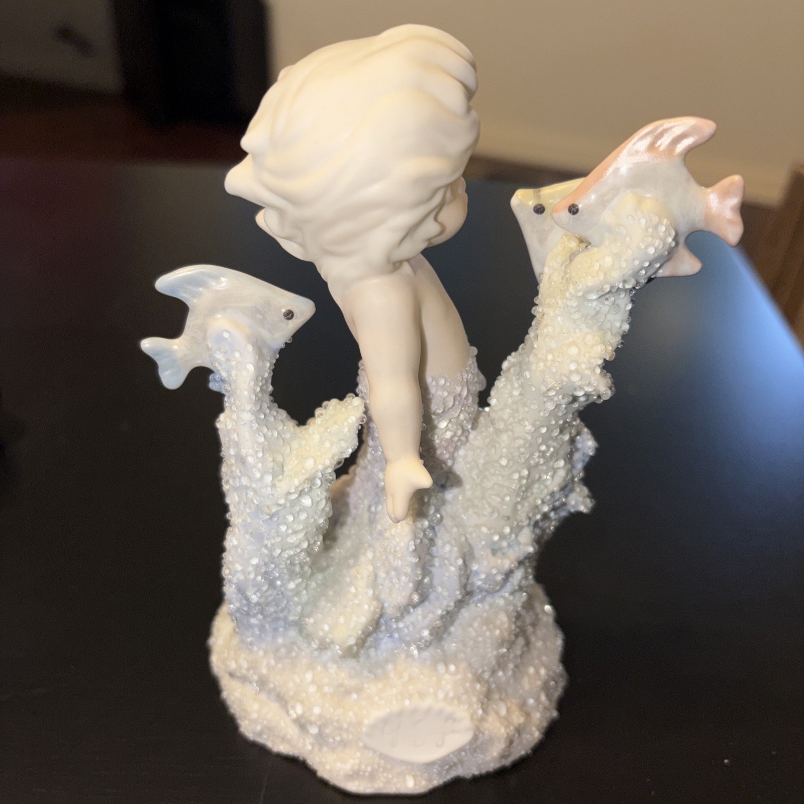 Evangelista #225 Coral Kingdom Mermaid Figurine By Enesco 1994 Shimmering Stone