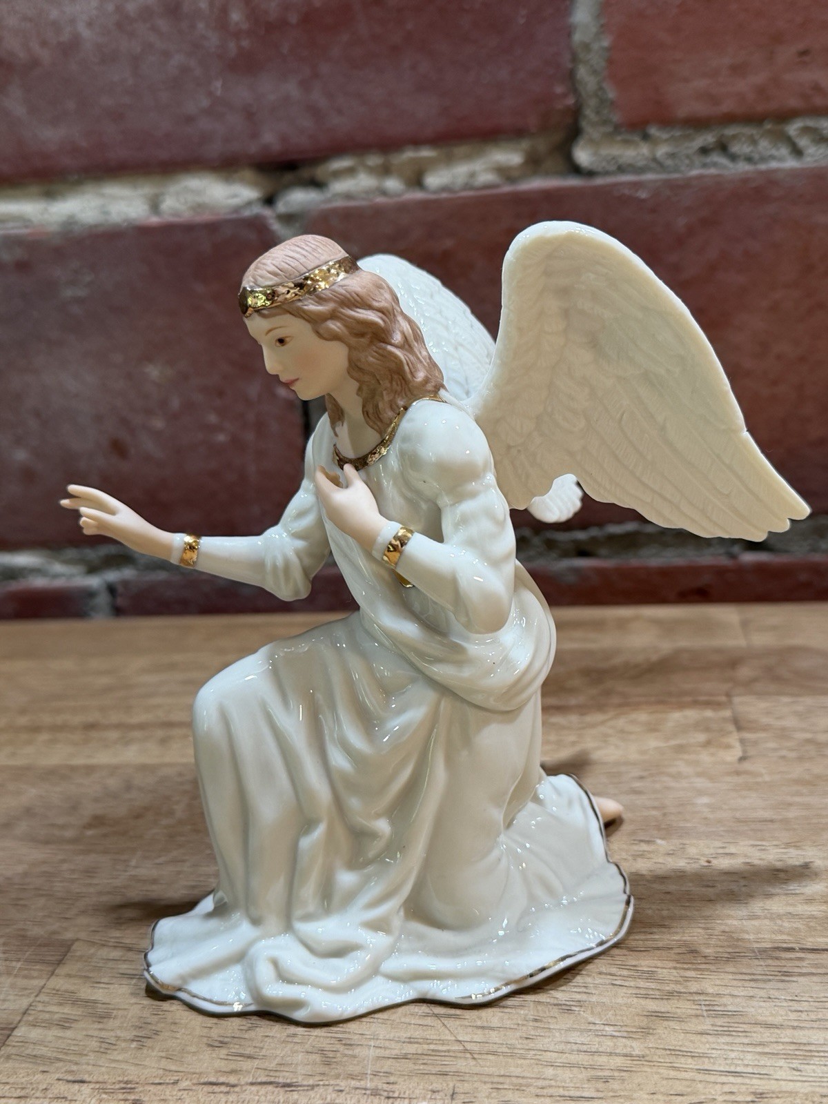 Lenox Nativity China Classics Angels of Adoration Set of 3 Angels Exaltation