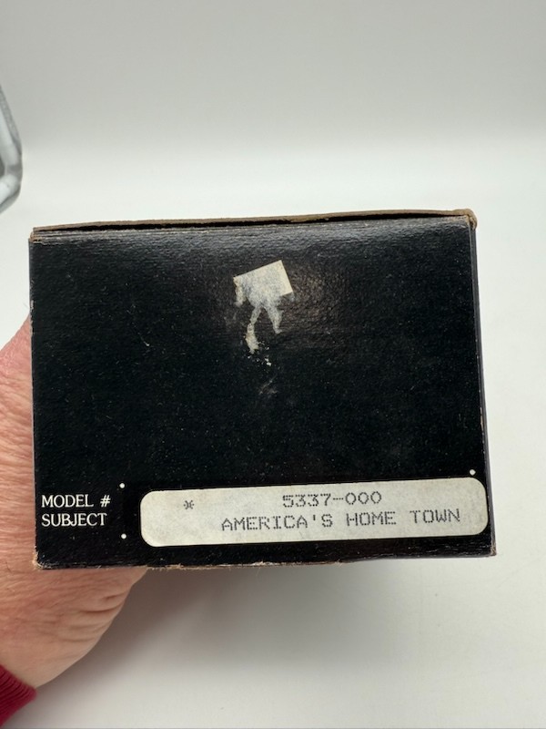 Sebastian Miniatures America’s Home Town Plymouth Rock Figurine in Box