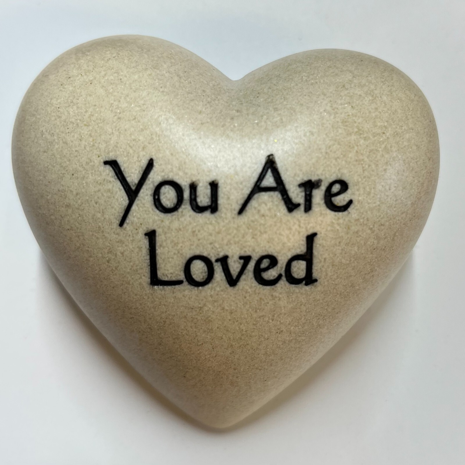 You Are Loved Composite Granite Heart 3 Inches