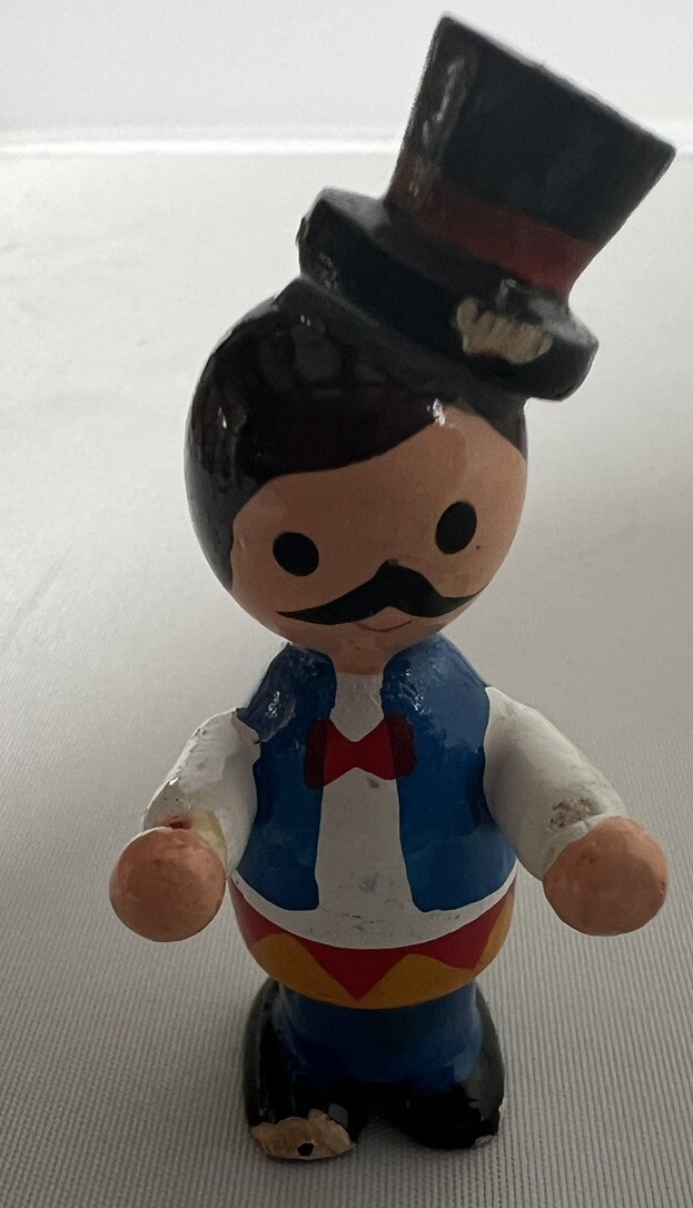 Lot of 16 Goula Made in Spain/Germany Vintage Wooden Collectibles Circus Figure