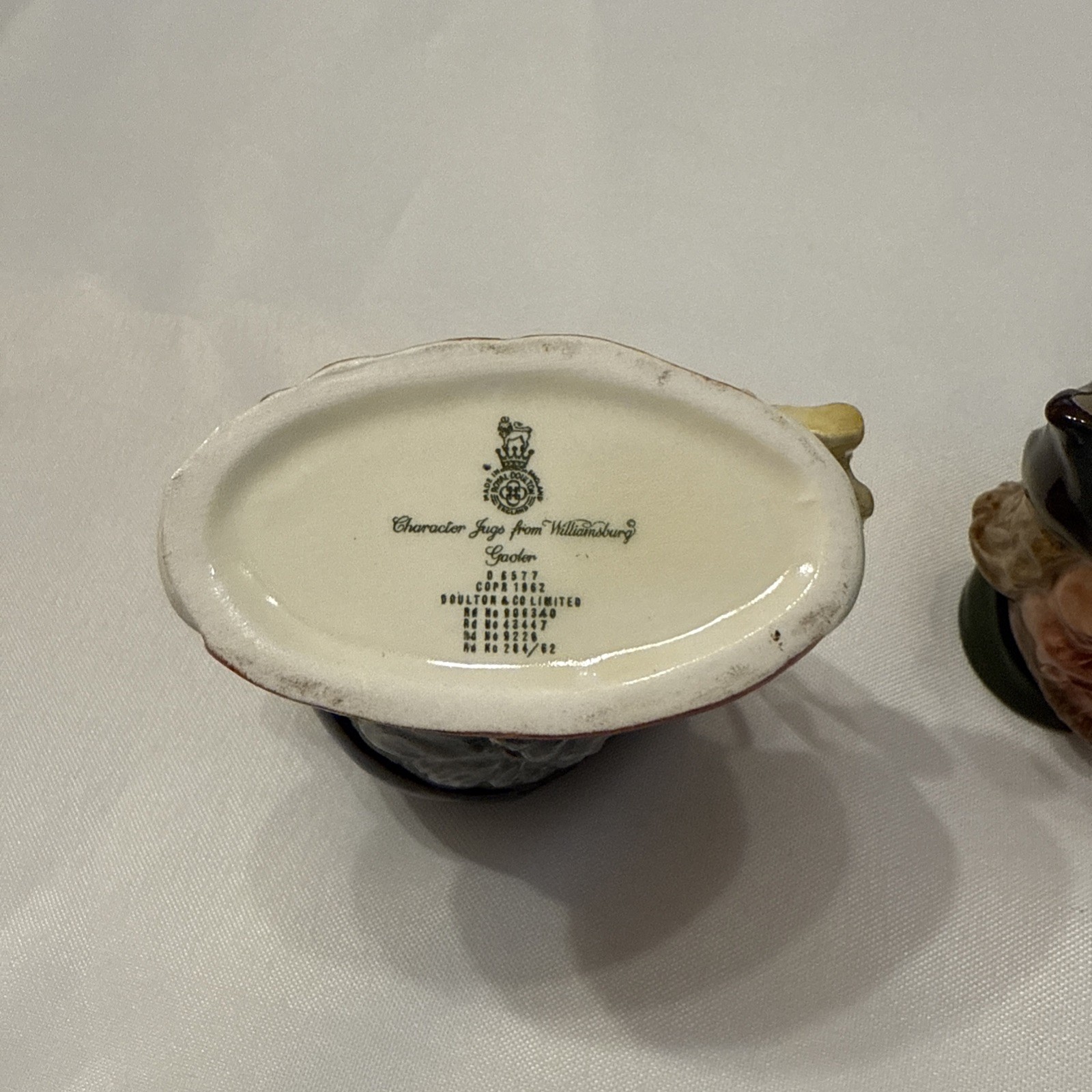 Vintage Royal Doulton Mini and Tiny Character Toby Jug Mug Set Of 3