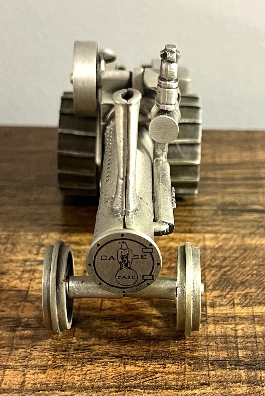 NIB Cast Pewter Antique Case Heavy Duty Tractor Farm Equipment Model Figurine