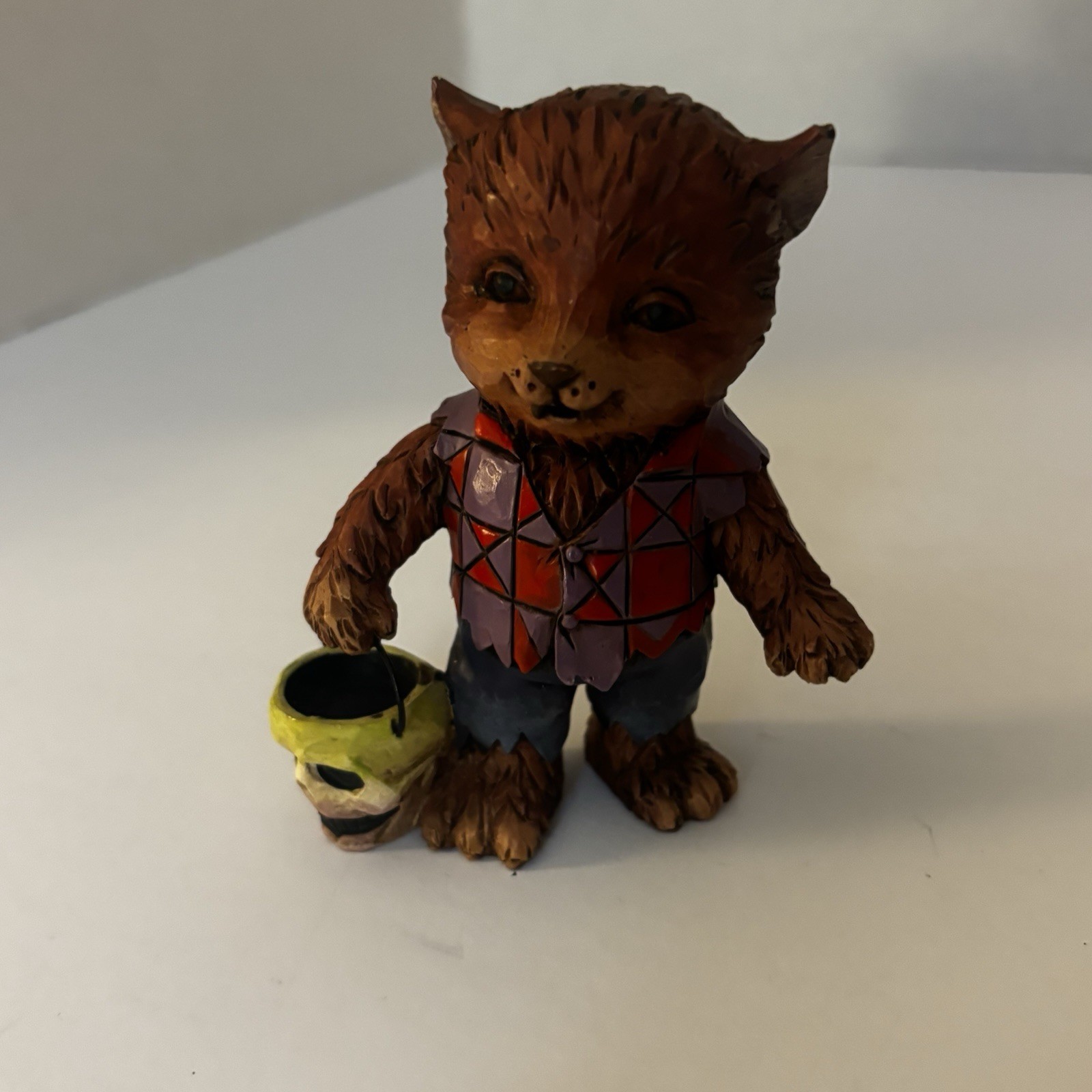 Jim Shore Heartwood Creek Halloween Mini Werewolf Figure 4041142 Wolf Man 3.5″