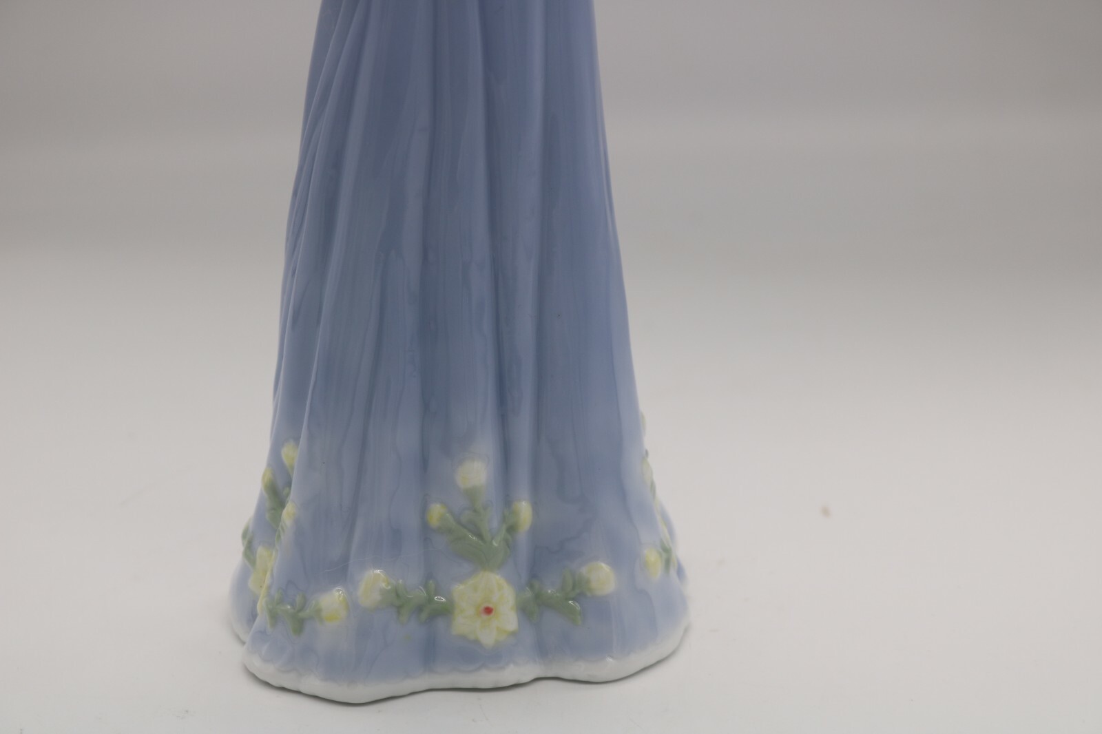 Vintage Porcelain Woman with Flowers