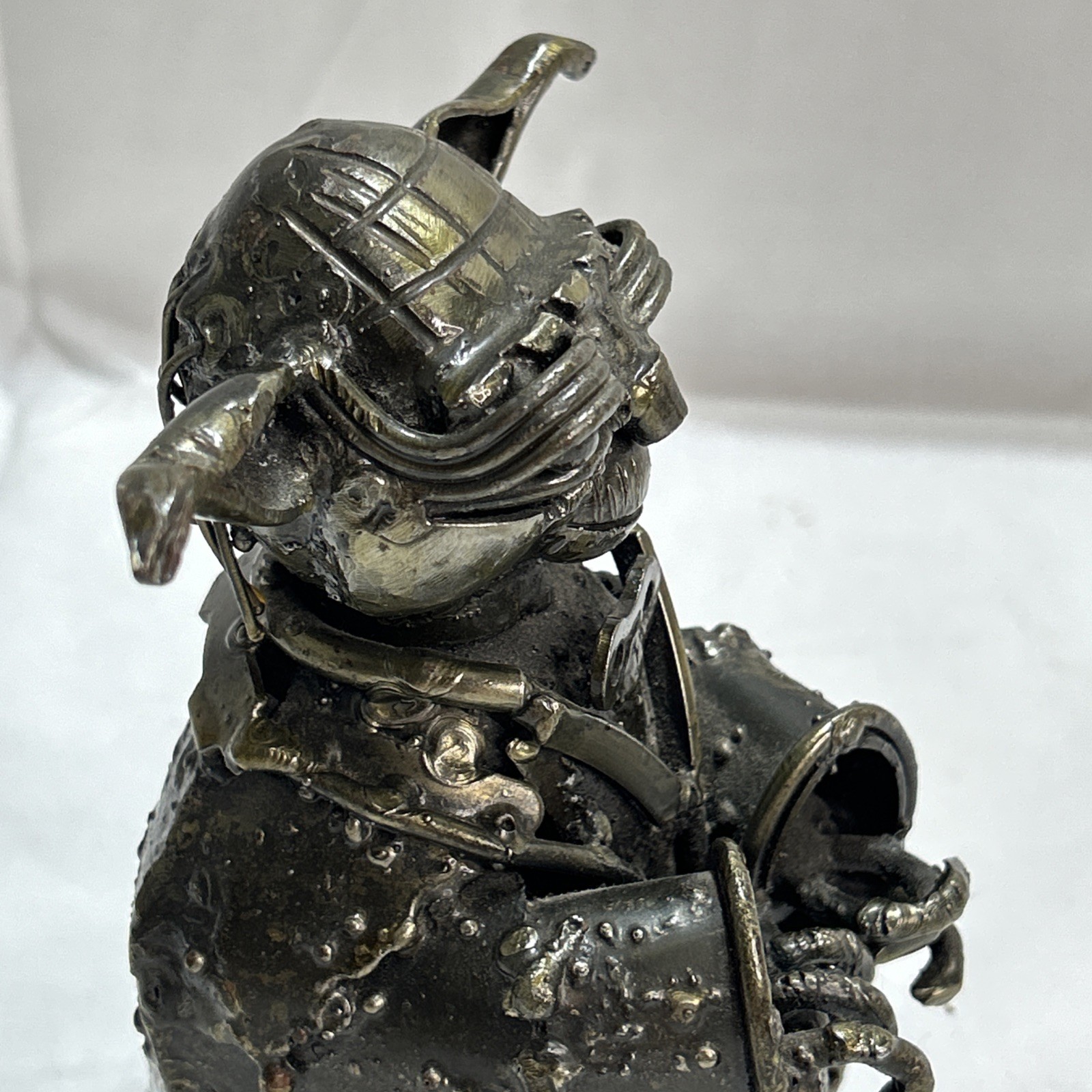 Yoda Star Wars Metal Figurine Sculpture, 3D Effect,