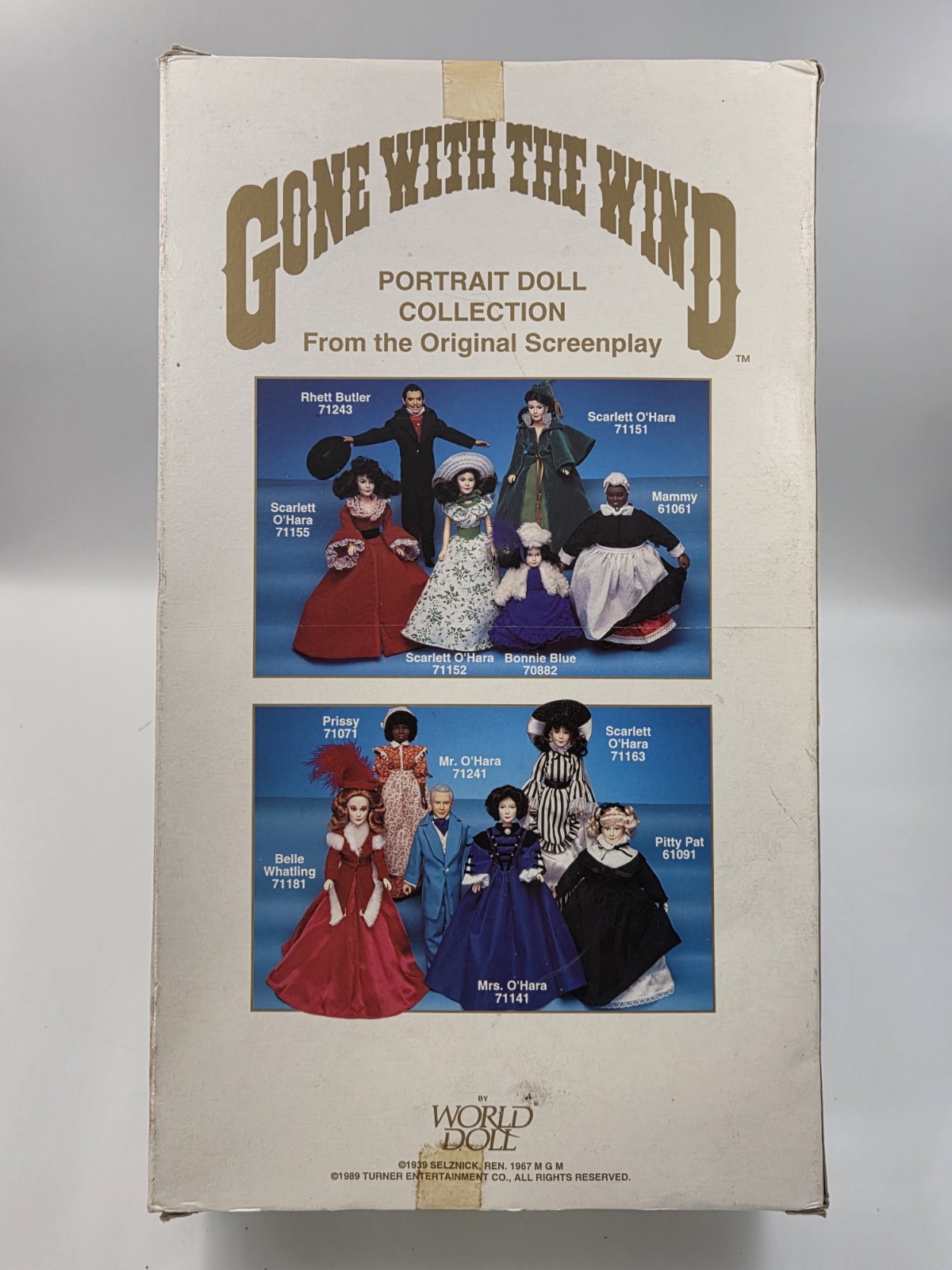 VTG Scarlett O’Hara Gone the Wind World Doll 1989 Limited Edition # 71141 In Box