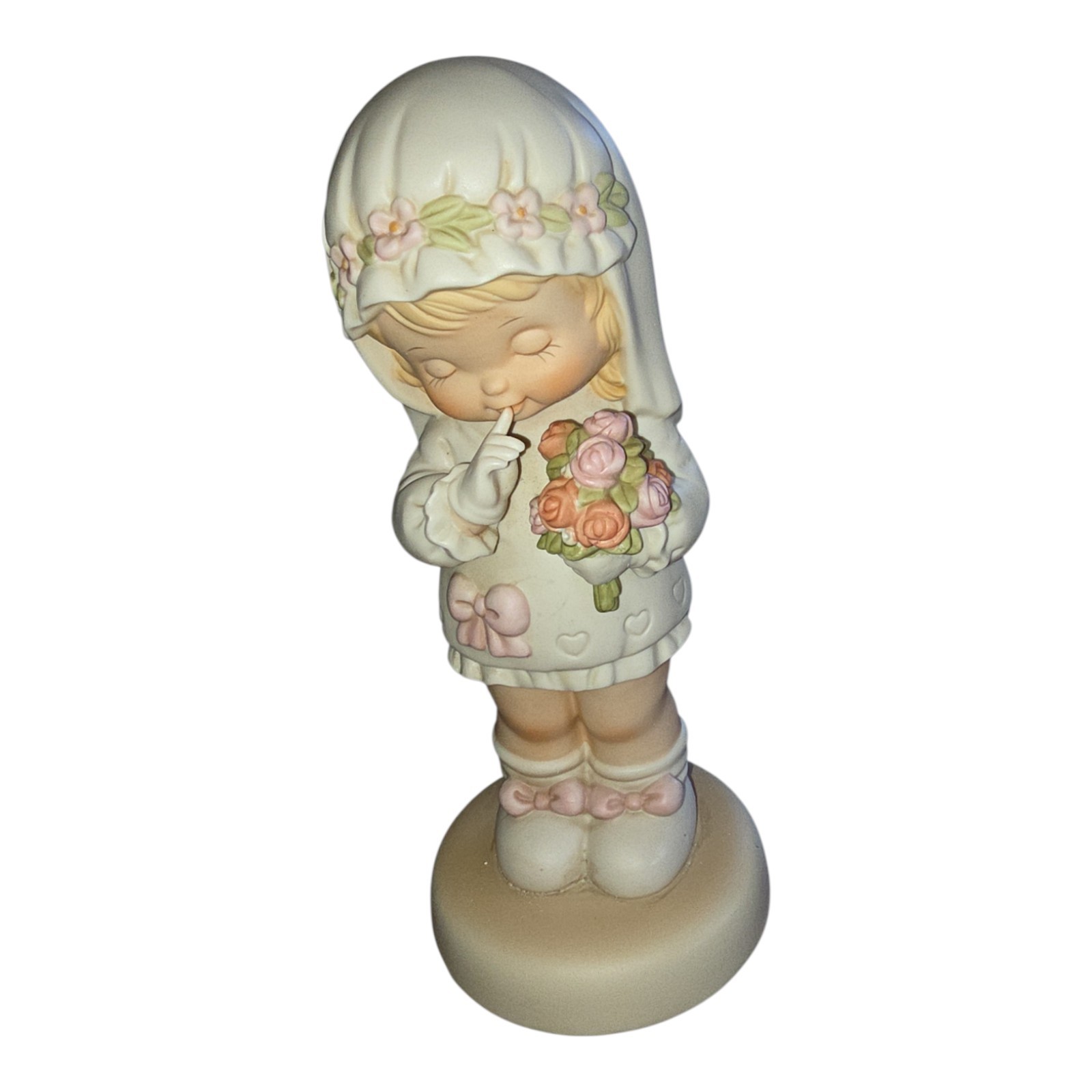 Here Comes The BRIDE God Bless Her Enesco ’88 Memories of Yesterday Wedding 10”