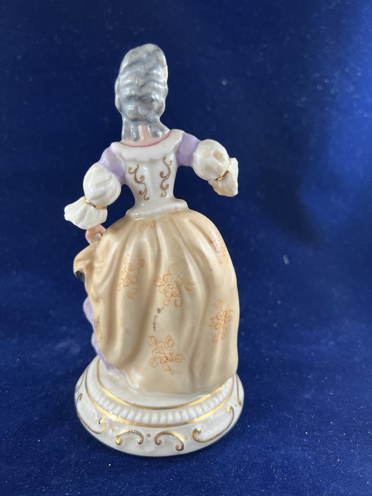 Vintage Porcelain Jabeson 1940’s Victorian Colonial Woman Figurine
