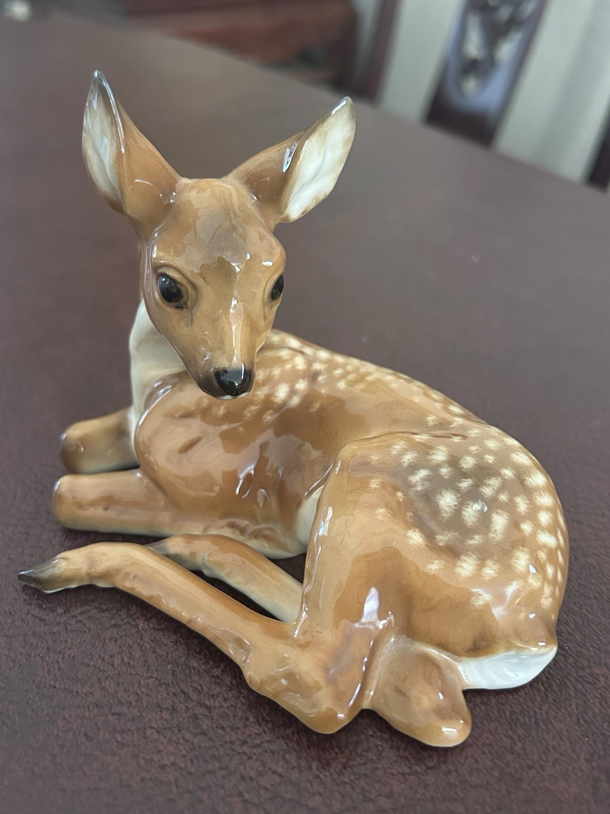 Hans Achtziger (1918-2003). Porcelain Deer. Hutschenreuther Germany Kunstab