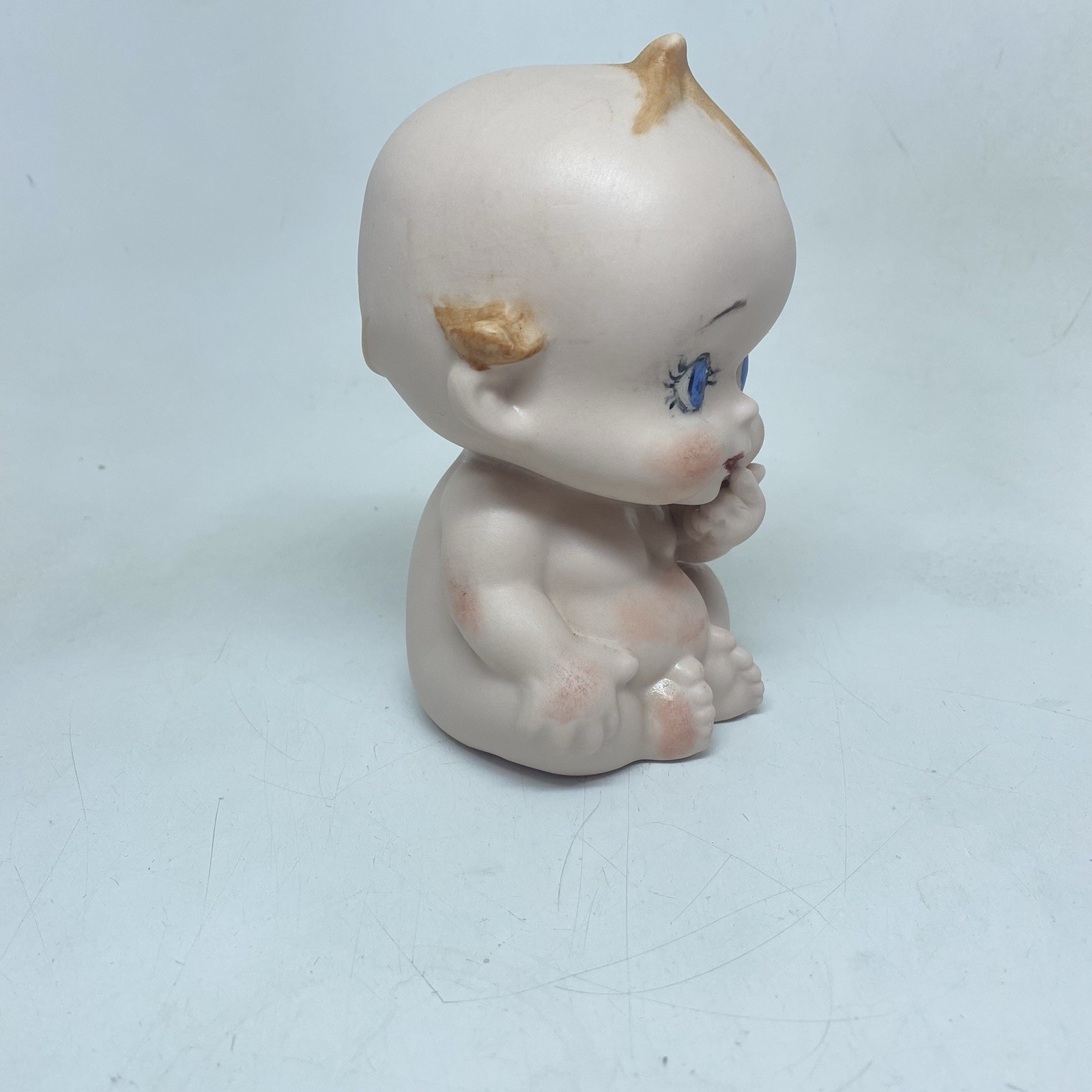 Vintage Ceramic Bisque Cupie Doll 5.5 In Tall