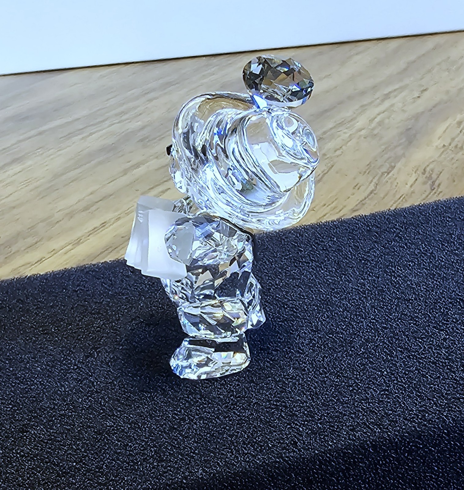 🪗 Swarovski Crystal 2007 L.E. Fritz German Kris Bear Figurine, Accordion, NIB