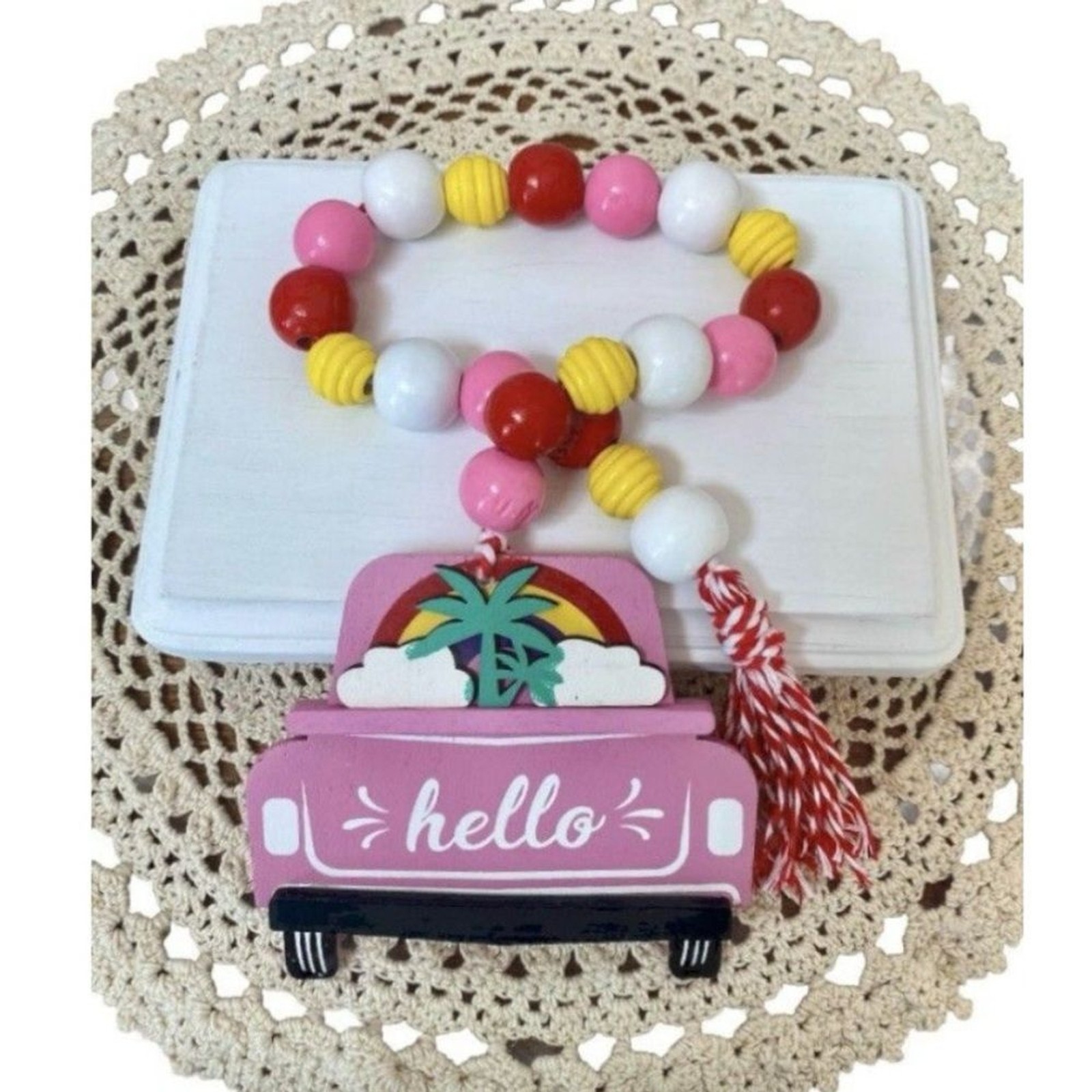 Colorful Beaded Home Accent Decor