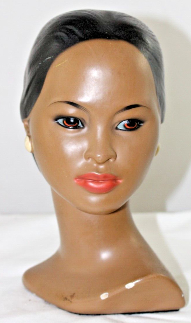 Vintage Hawaiian Lady Sculpture Polynesian Woman Bust Alexander Backer AS IS