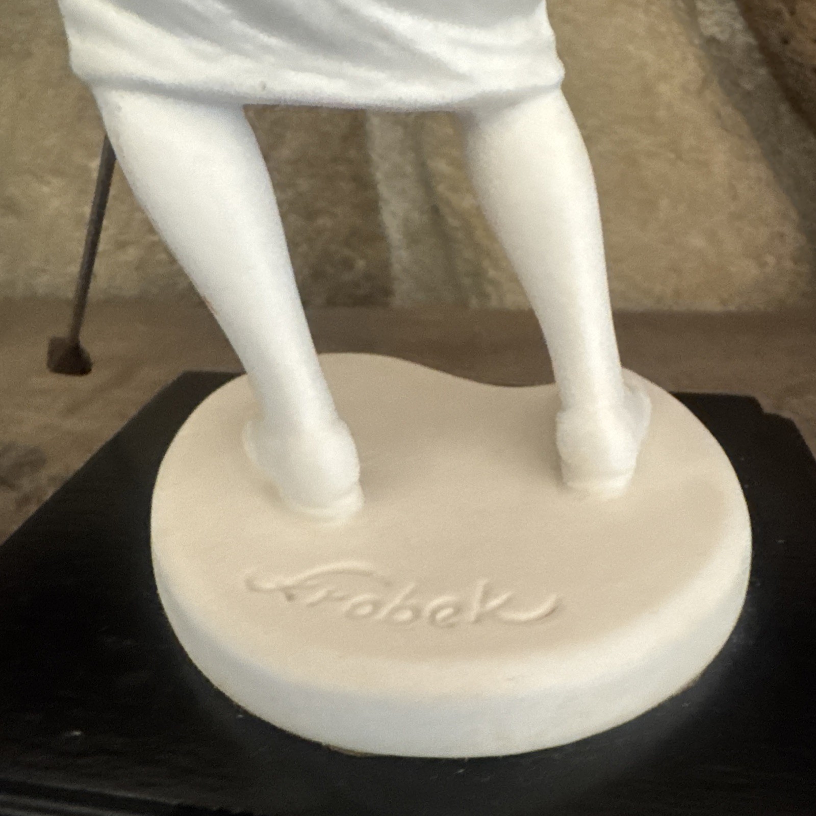 Vintage Goebel W Germany Bisque Lady Golfer Figurine Limited Ed 1499 of 2500