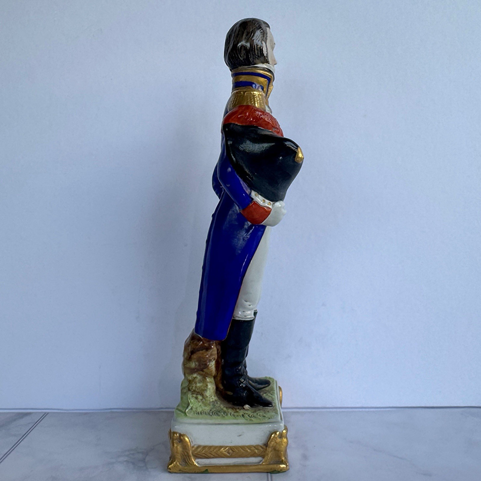 Vintage Scheibe-Alsbach Porcelain Figurine General Lepic Napoleonic Officer
