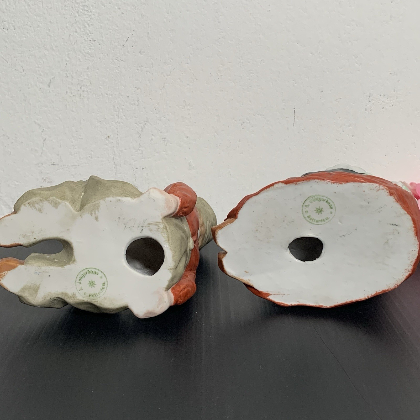 A. Jungerhans of Rotterdam Porcelain – Antique German Boy and Girl Figures