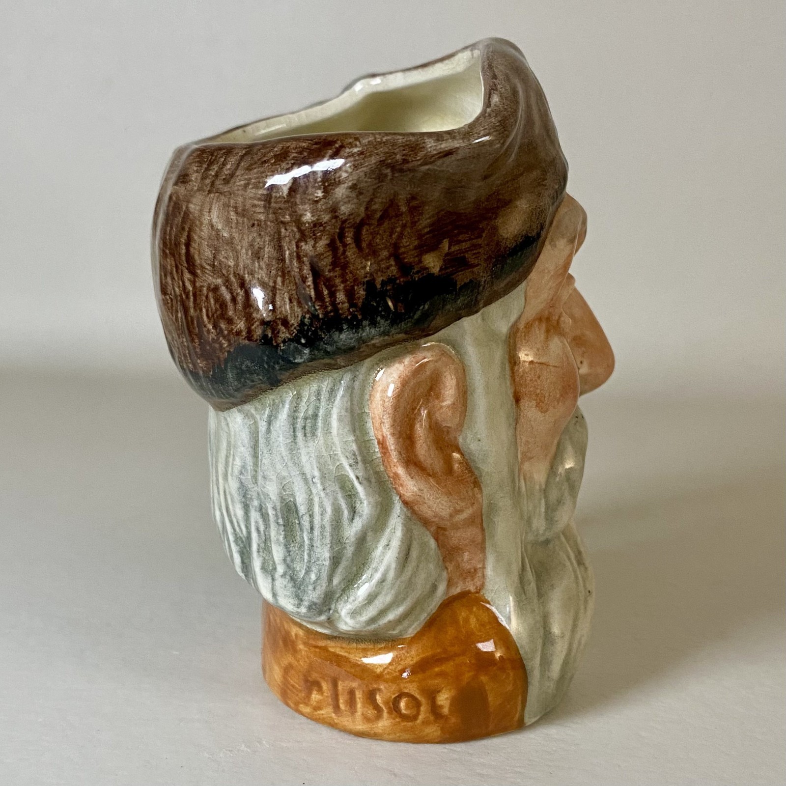 Royal Doulton Robinson Crusoe D6539 Small Character Jug Toby Mug 4″ 1959