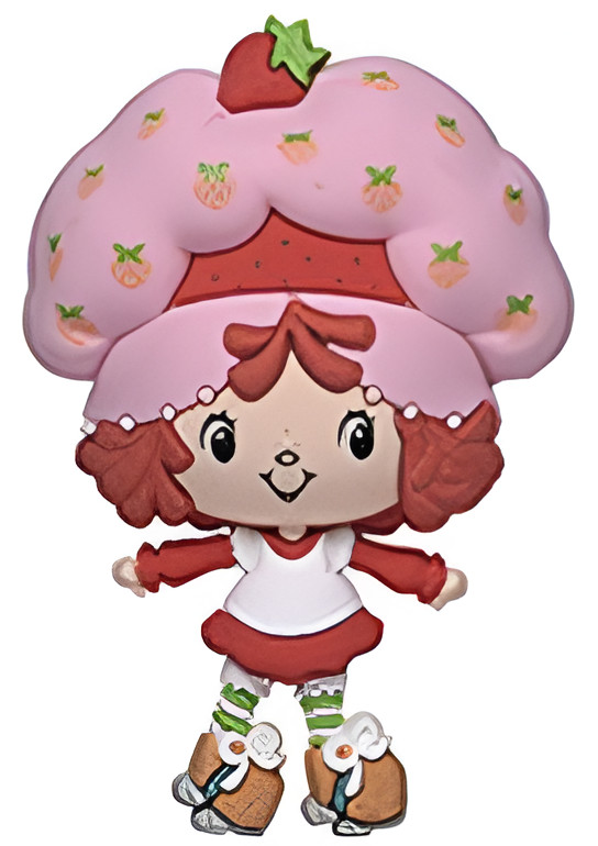 The World of Strawberry Shortcake Series 2 Figural Bag Clip Strawberry Skates