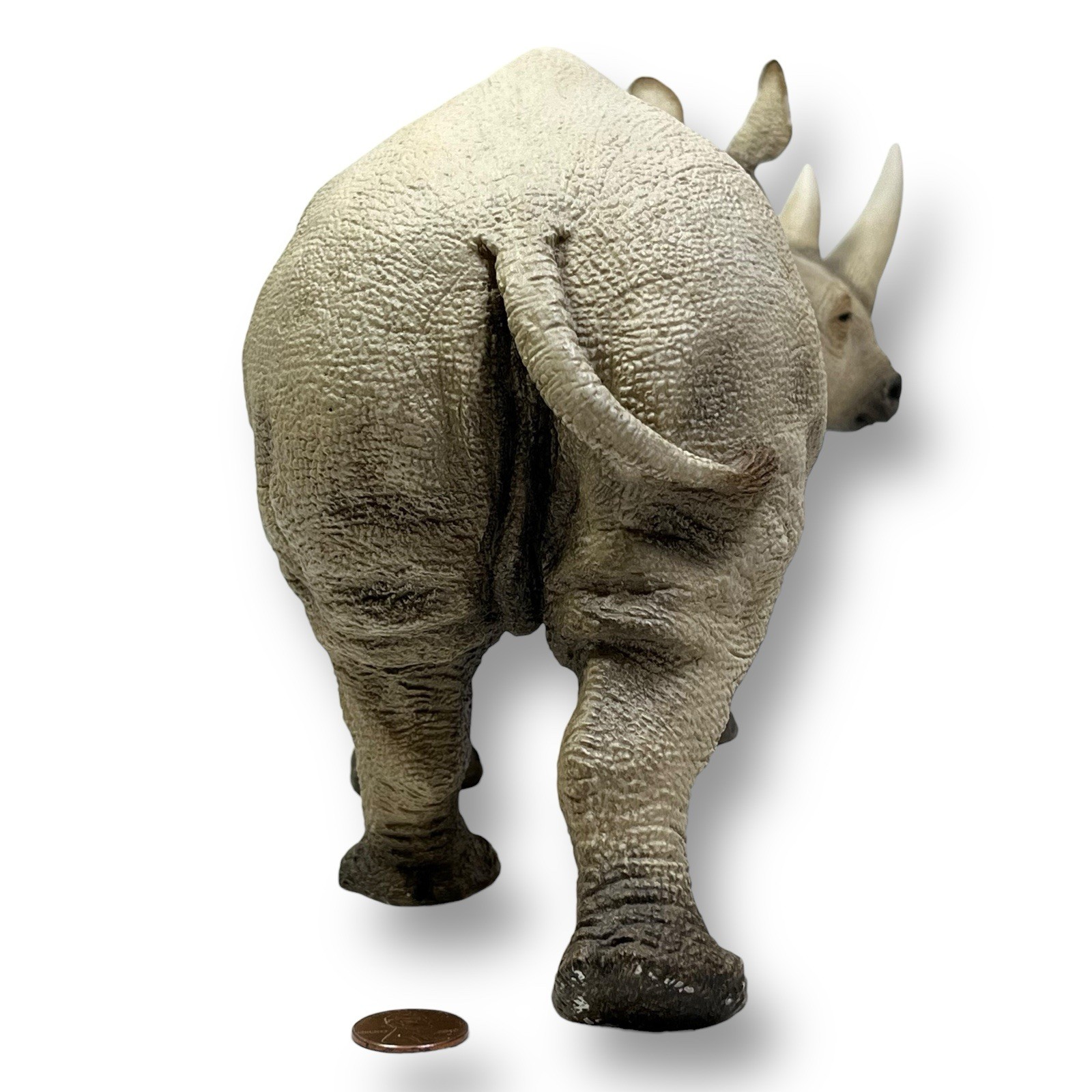 CreArt AFRICAN WHITE RHINOCEROS Rhino 14″ Safari Sculpture Figurine #1389/2500