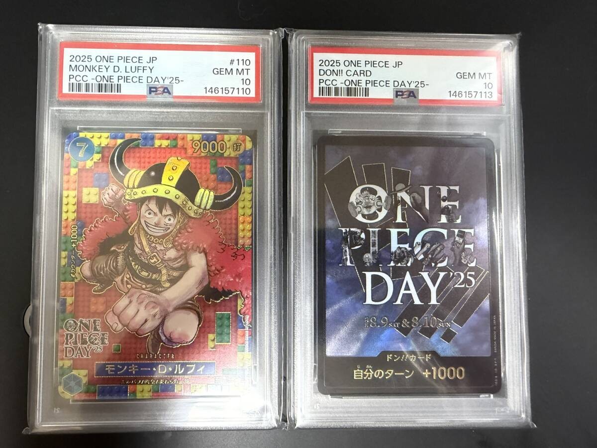 PSA10 One Piece Day 25 Monkey D. Luffy Don Card Collectible Card